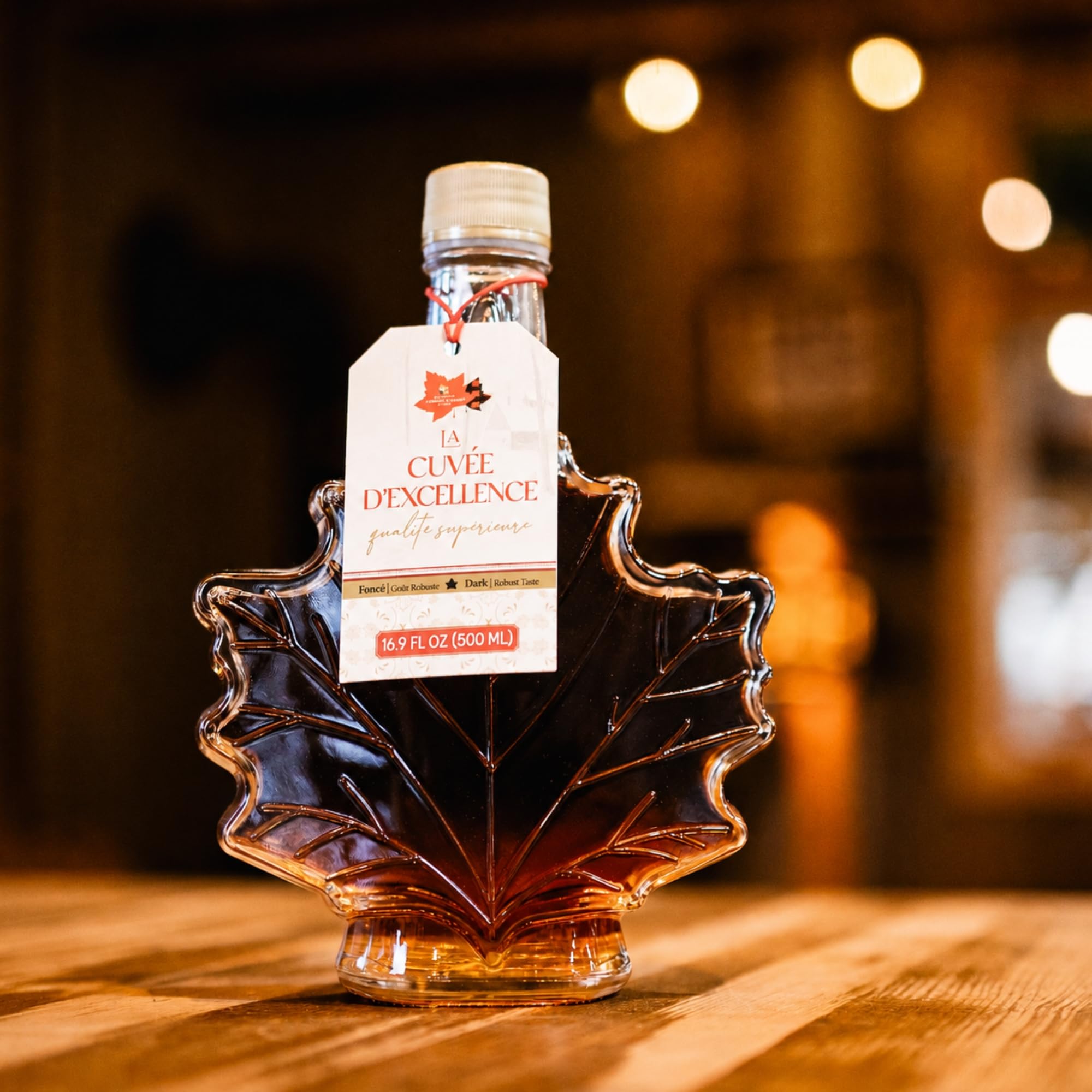 Quebec Sugar Shack Canadian Pure Maple Syrup, Dark Strong Taste