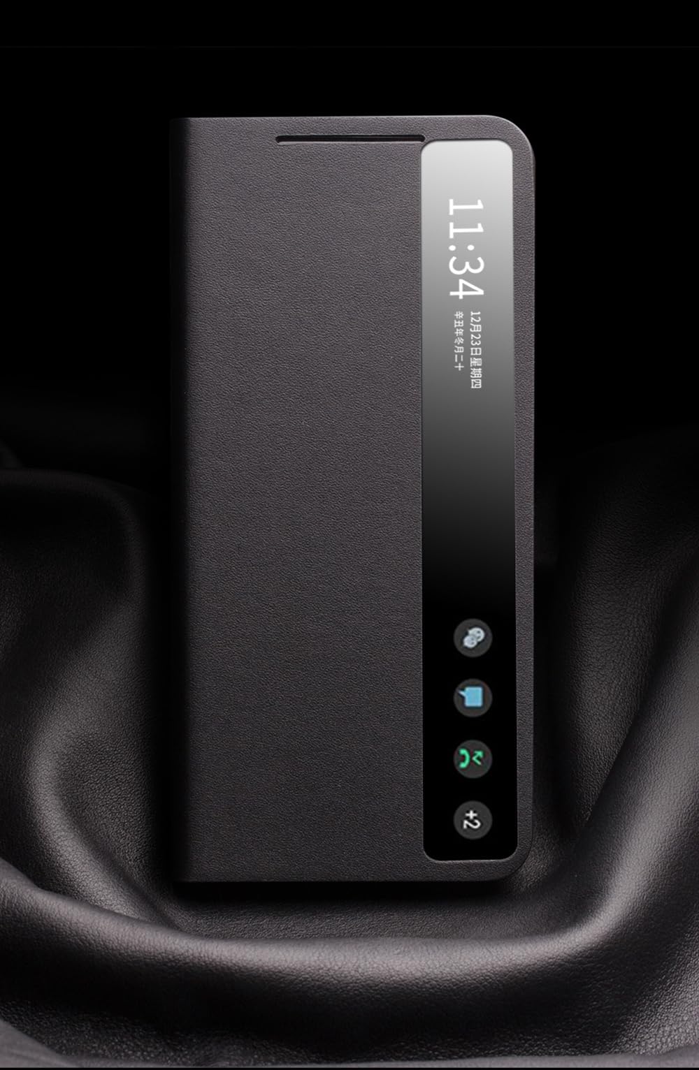 Funda de Cuero Inteligente de Alta Gama para Samsung Galaxy S21 Ultra Voltear/Suspender/Responde la Llamada de Forma Inteligente/Carcasa de Telefono Galaxy S 21 Ultra