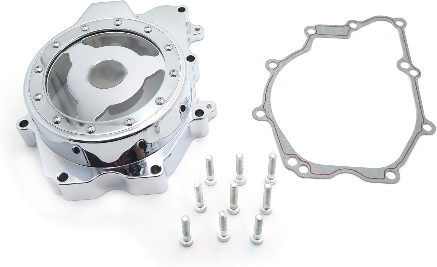 HTTMT MT056A Chrome Stator Engine Cover See Through