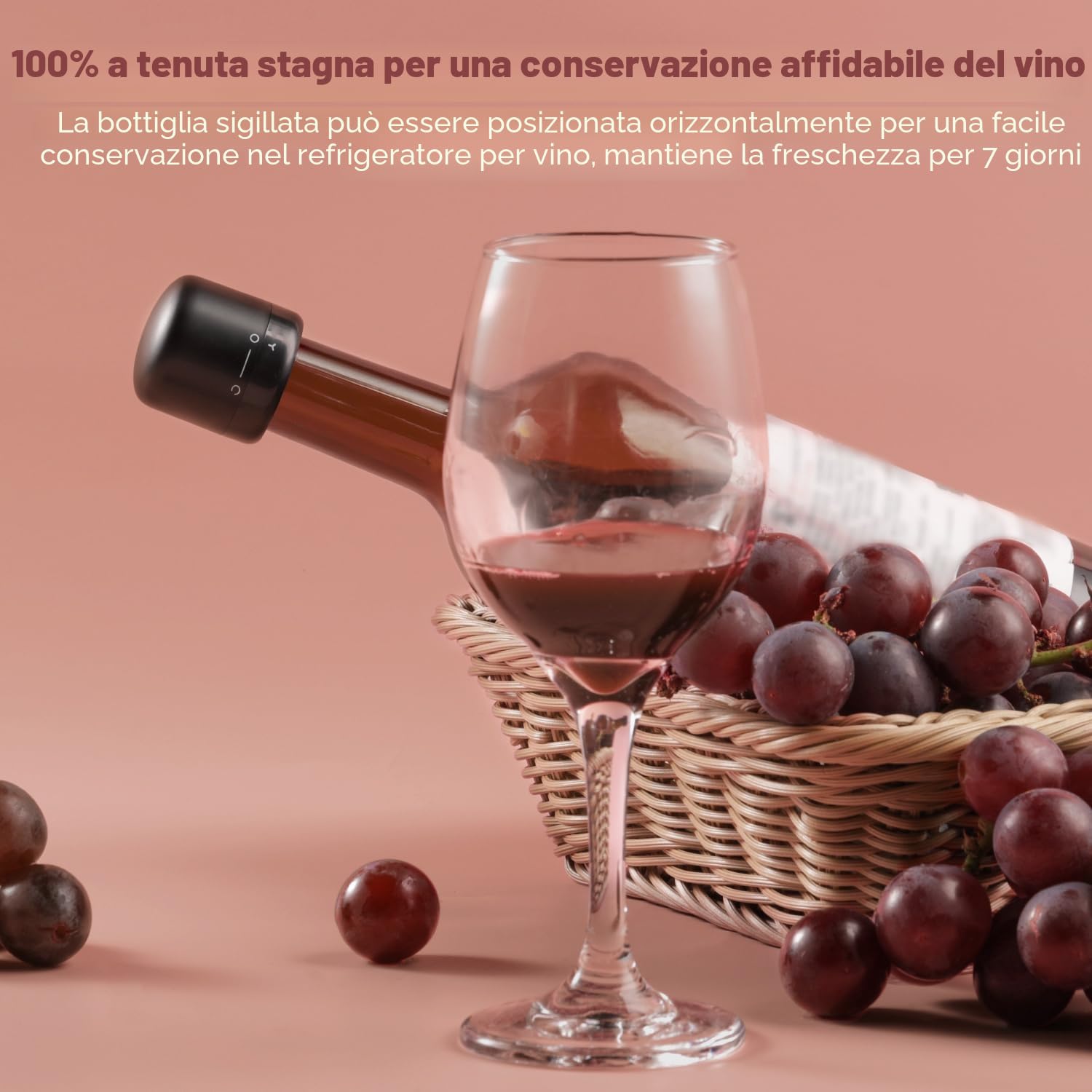 ZOYIDOUX Versatore Elettrico per aeratore per Vino Ricaricabile 3 in 1 Automatico Decantatore di Vino con Tappo per Vino Regali per Gli Amanti del Vino, Nero