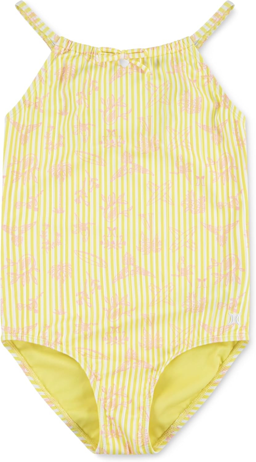 Hurley Girls' One Piece Swimsuit