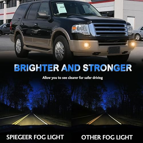 Miniatura 8 de Luces antiniebla para Ford Expedition 2007 2008 2009 2010 2012 2013 2014 Kit de repuesto para Ford Ranger 2008 2009 2010 2011 con cableado e