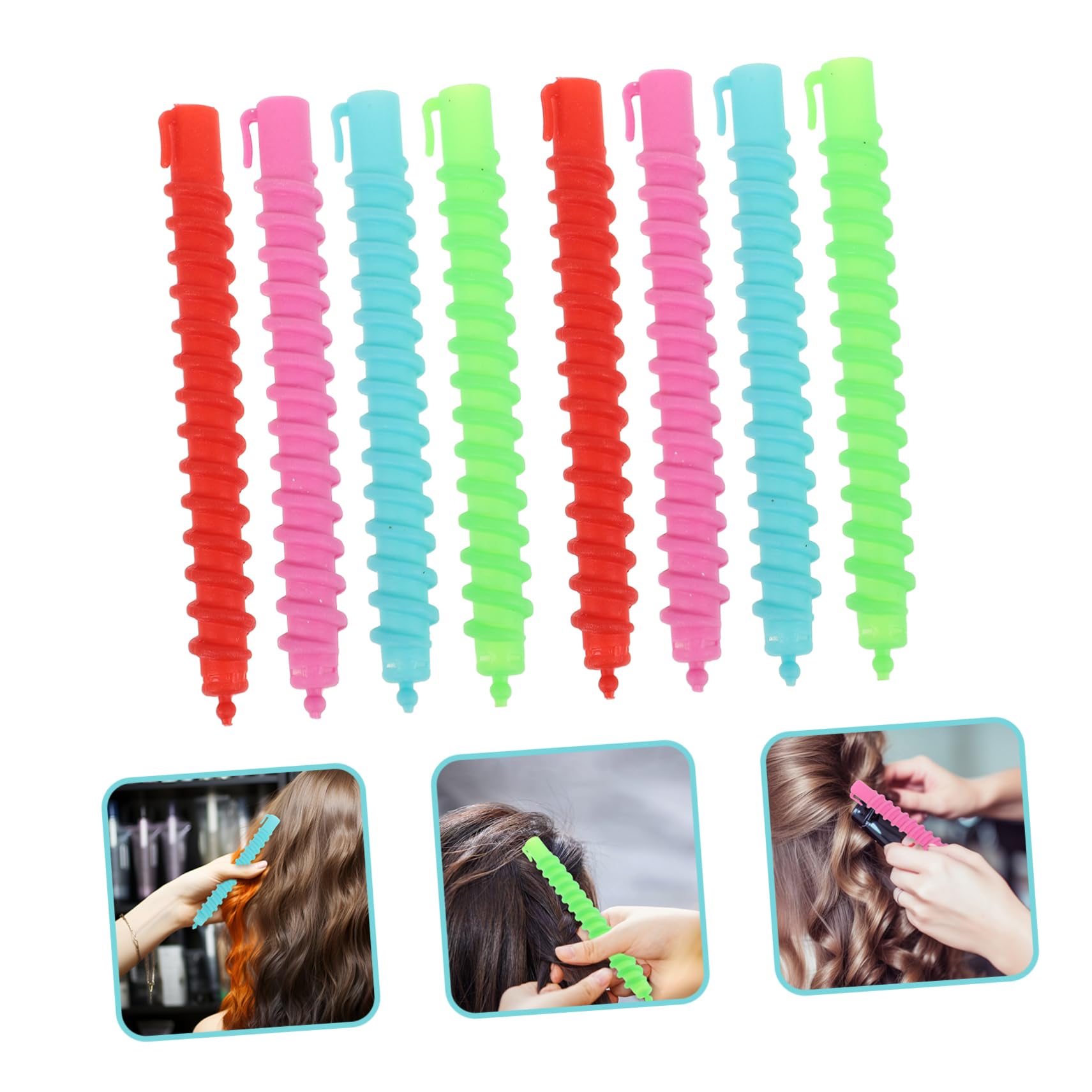 Baluue 180stücke Spiral Lockenwickler Für Dauerwelle Flexibles Leichtes Design Für Kalte Dauerwellen Und Haarstylings Geeignet Für Langes Haar Verschiedene Haartypen Zufälligen