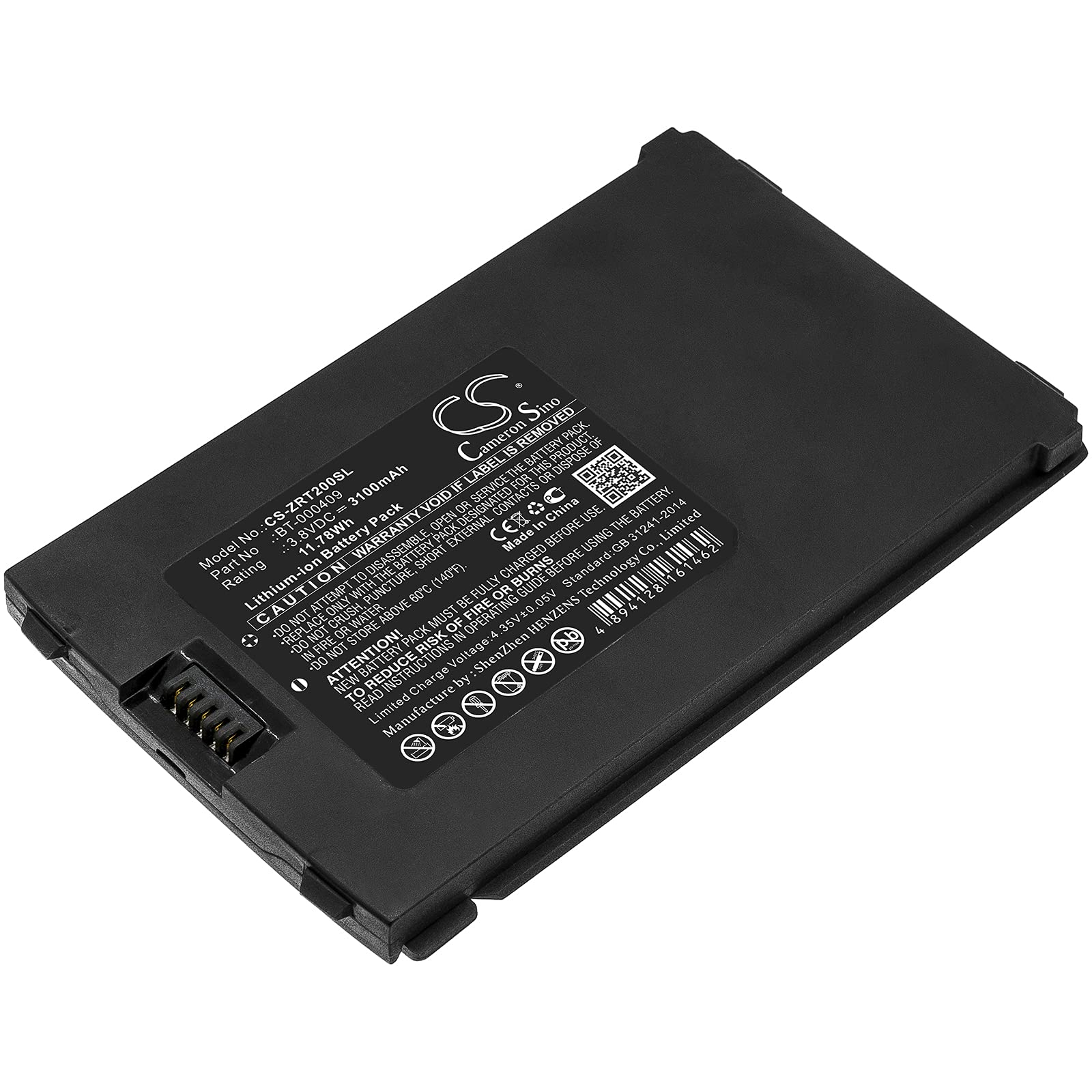 5-Pack OEM Zebra TC21 / TC26 Battery - 3300mAh, Part BT-000409-00 / BTRY-TC2Y-1XMA1-01