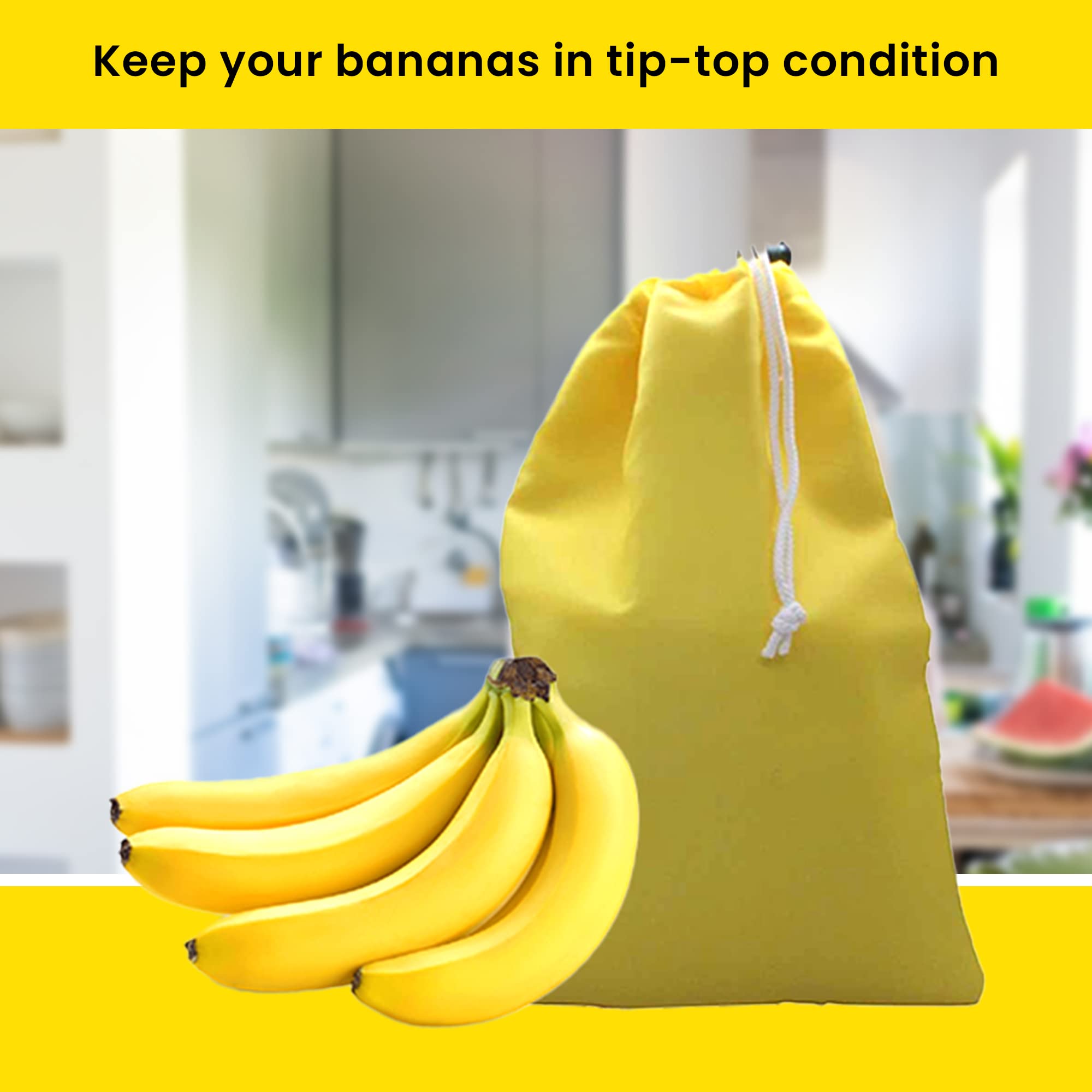 Amazon.com: Gadgetime USA - Banana Drawstring Preserve Bag to Keep 