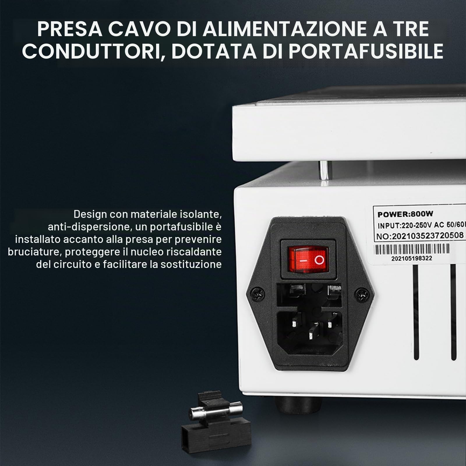 Stazione di riscaldamento PCB, 550 W, piastra a LED, | microcomputer, Rework Heater Lab, stazione preriscaldamento per SMD
