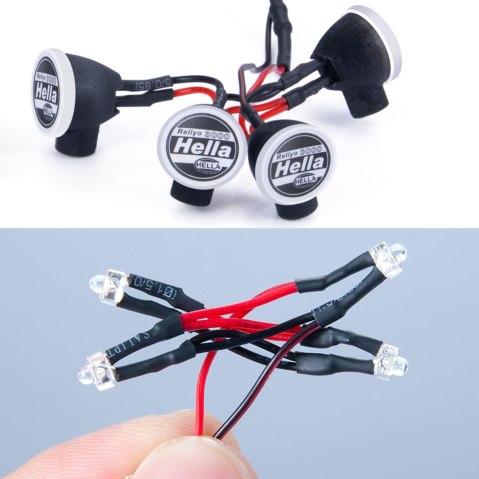 AXspeed LED Dachleuchte Für Axial Scx24 – 1/24 RC Auto, Einfache Installation, Fernbedienungsfähig