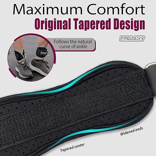 Miniatura 2 de Frelaxy Correas para Tobillo para Máquina de Cable – Correas para Piernas Cómodas y Duraderas para Patadas Traseras, Entrenamientos de Glúteos y