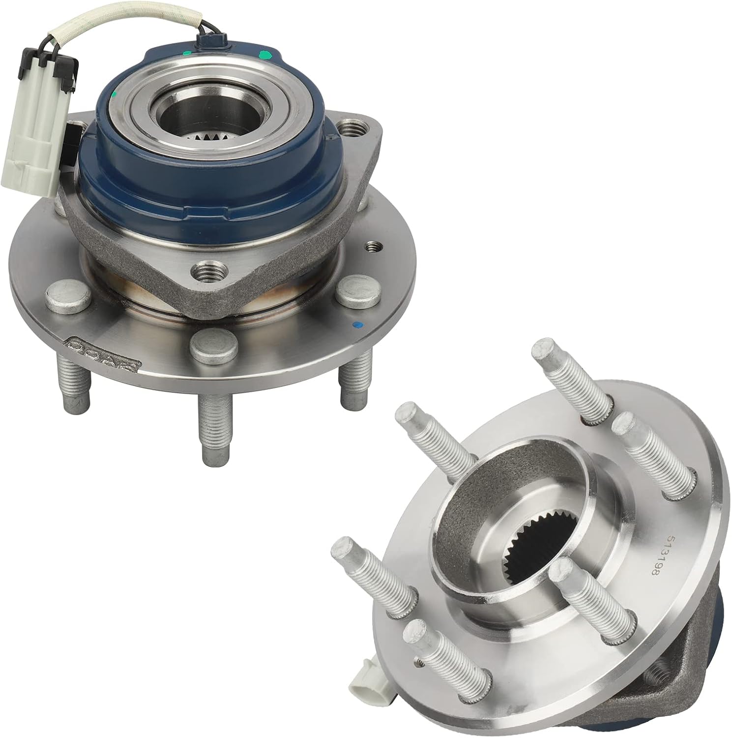 DRIVESTAR 513198 Front Wheel Hub & Bearing Assembly for Cadillac SRX 2004 05 06 07 08 09, AWD 4WD, 6 Lug w/ABS