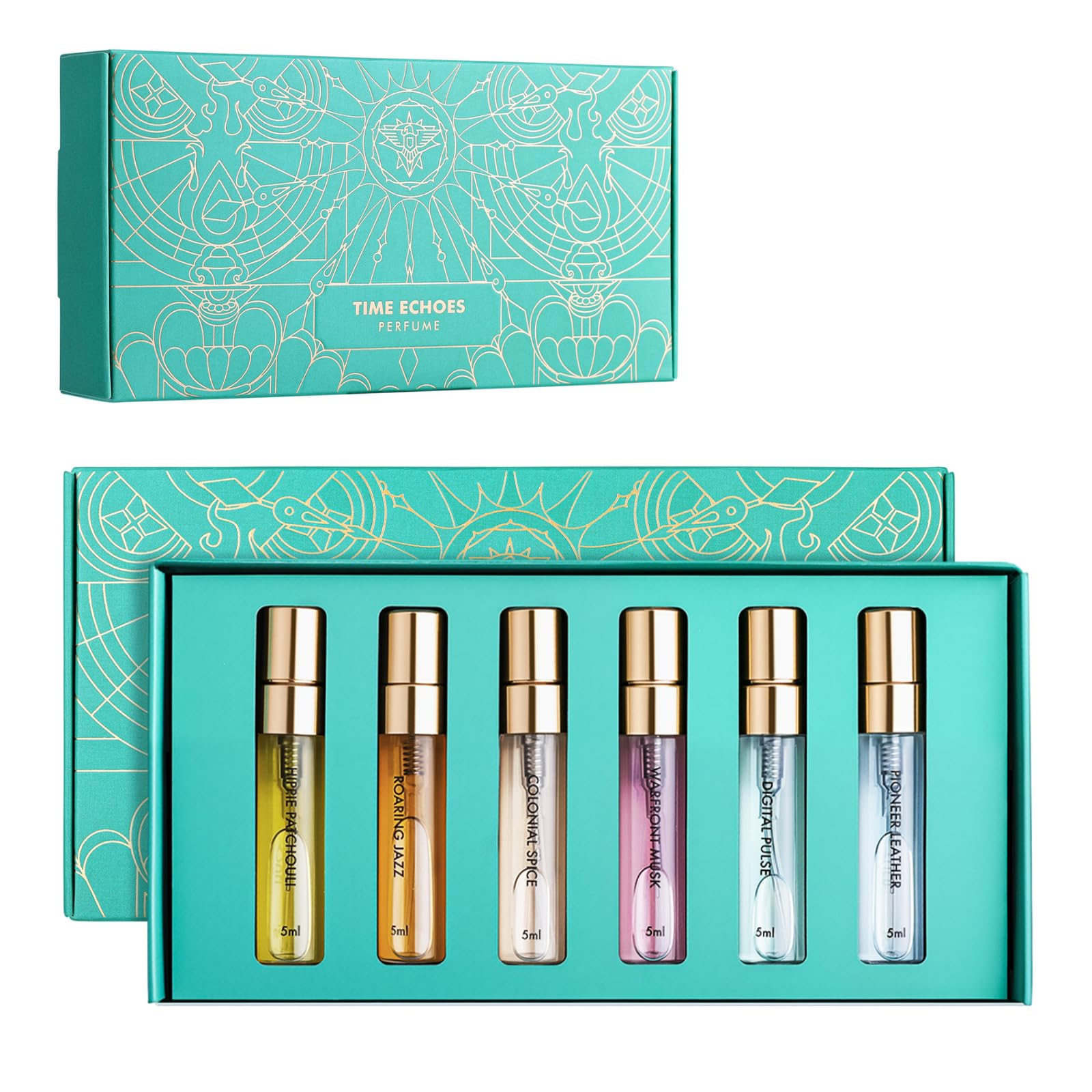 Perfume Gift Set for Women, 6 x 5ml Mini Perfume Set, Long Lasting