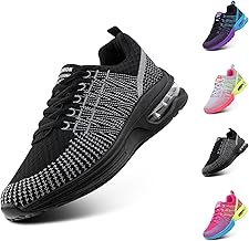 Hitmars Women’s Running Shoes, Trainers, Air Cushion, Breathable Sports Shoes, Lightweight, Jogging Shoes, Non-Slip Road Running Shoes, Walking Shoes, Fitness, Running, Outdoors, UK 3-9