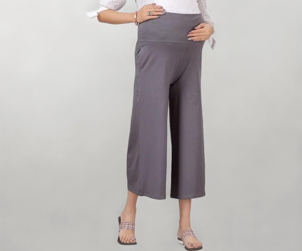 Women's Regular Fit Cotton Maternity Palazzo