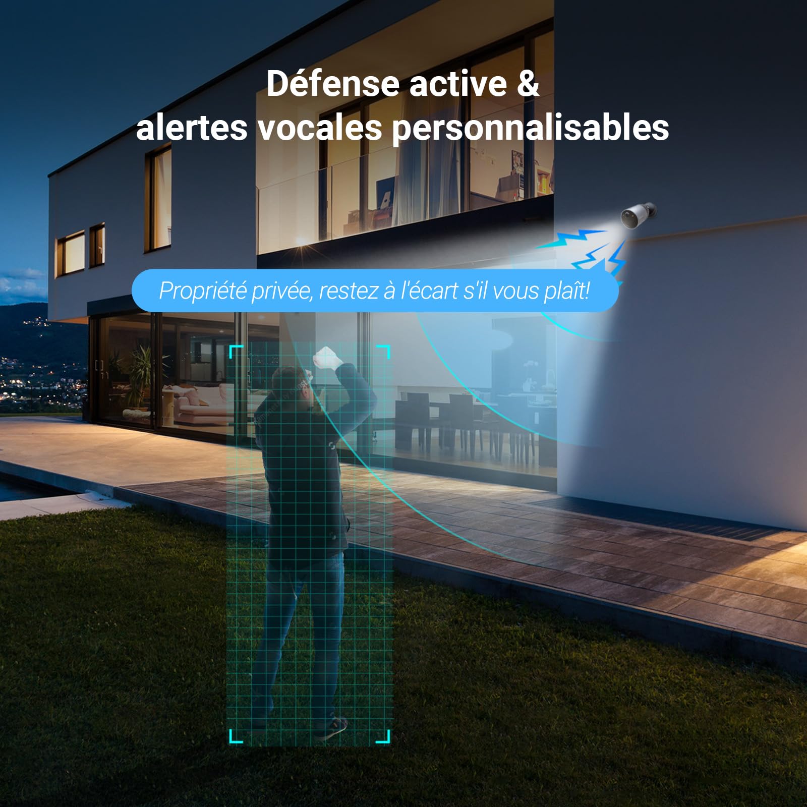 EZVIZ BC1C 4MP Caméra Surveillance WiFi Extérieure sans Fil, Autonomie de 270j, Batterie Rechargeable 10400mAh, Détection de Personne, Vision Nocturne en Couleur, Audio Bidirectionnel, 32Go eMMC, IP66