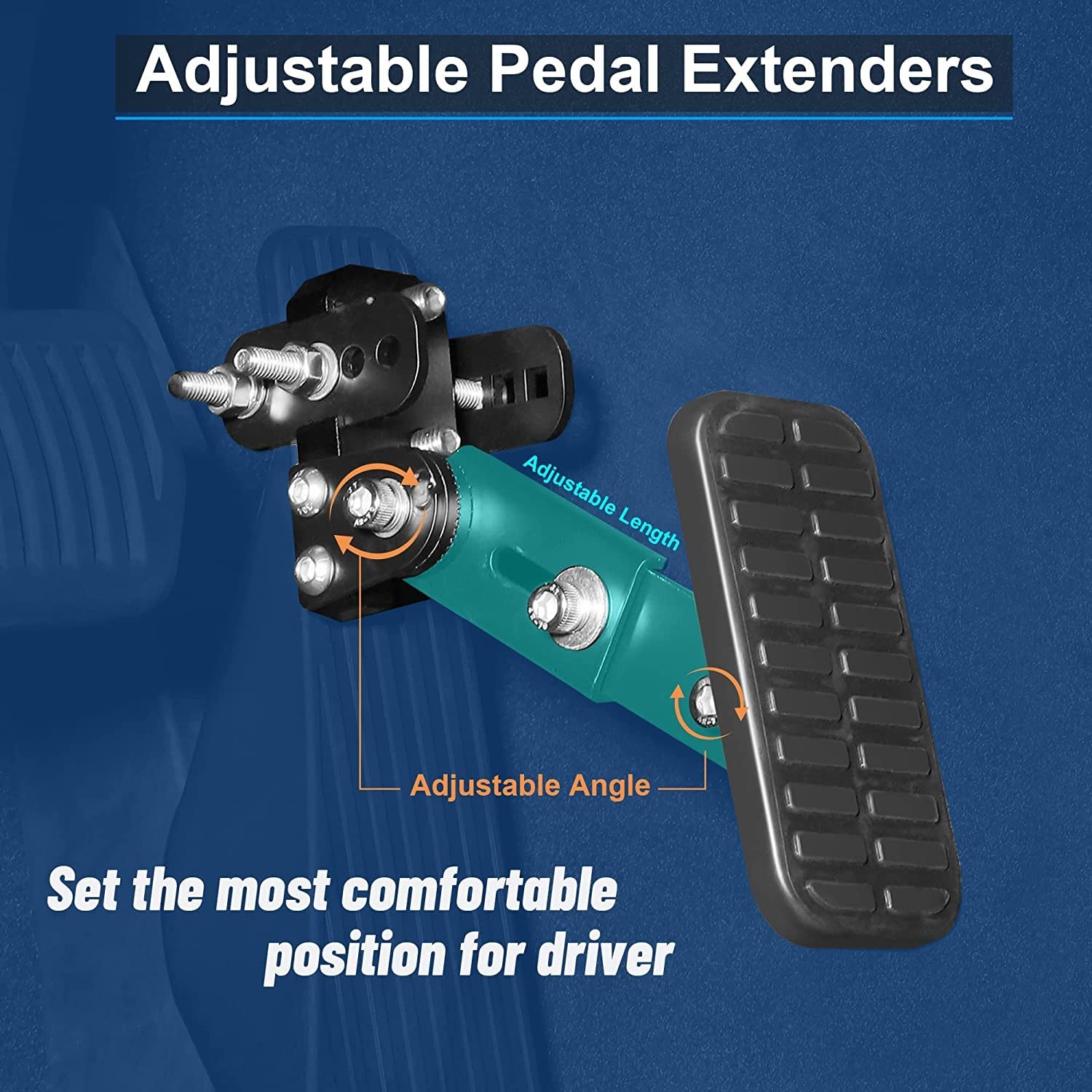 Pedal De Coche para Conductores Cortos Personas Que Conducen Automóviles, Vehículos De Automóviles Pedales De Acelerador Extensores De Pedal De Gas Coche Pedal Reposapiés