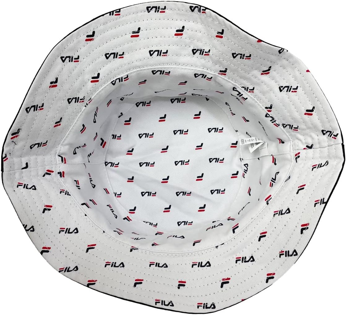 Fila Unisex Speed Logo Reversible Bucket Hat (Black)