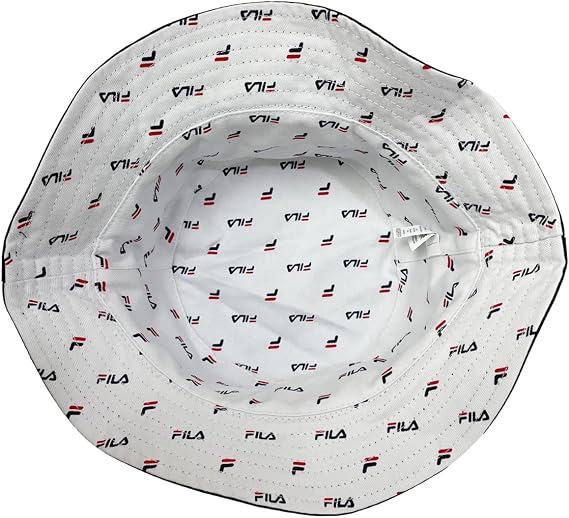 Fila Unisex Speed Logo Reversible Bucket Hat (Black)