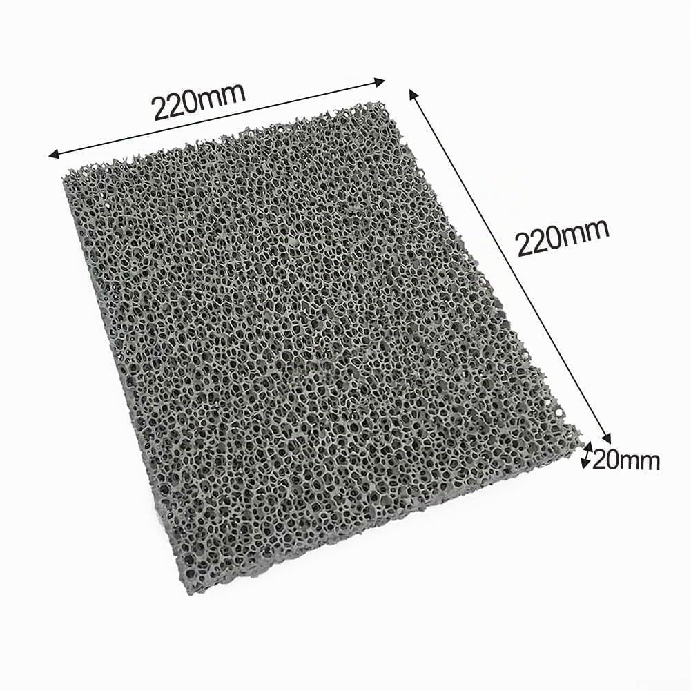 Feinfilter Kamin Ruß Ersatzplatte 200x200x20mm, Für HARK Kamine, Für Kamin Ofen Heizsysteme Feinstaubfilter Kamin Ersatzfilter Kaminofen Feinstaubschutz Ofen Schwarze Partikel Filter Hark Filter Ecopl