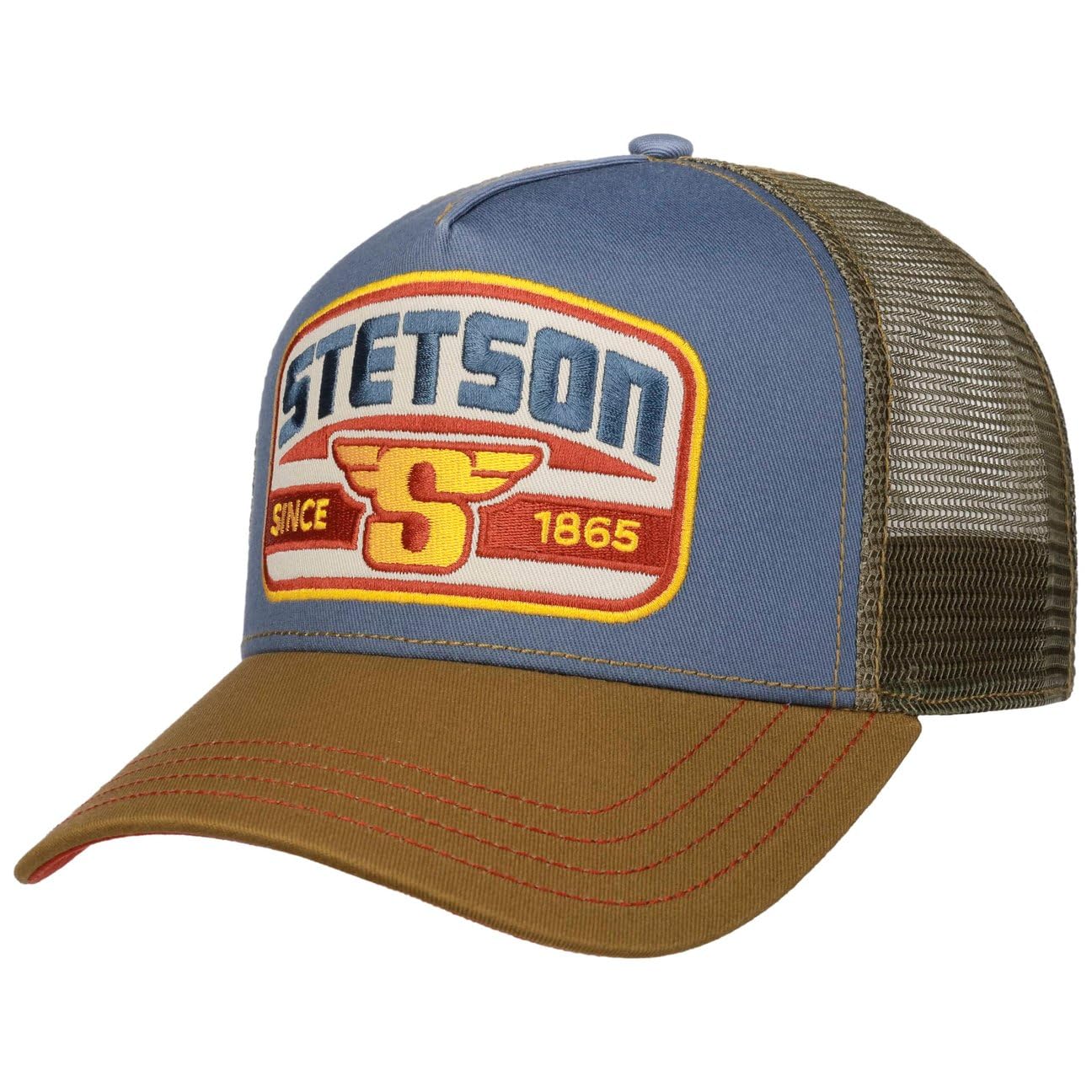 Stetson Since 1865 S Patch Trucker Cap Snapback Damen Herren Sommer Winter