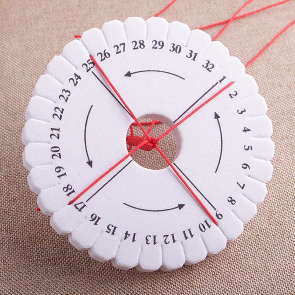 Ciieeo 20pcs Rope Weaving Disc Bracelet Making Tools Includes Round and Braiding Boards for Easy Rope Weaving Lightweight and Reusable