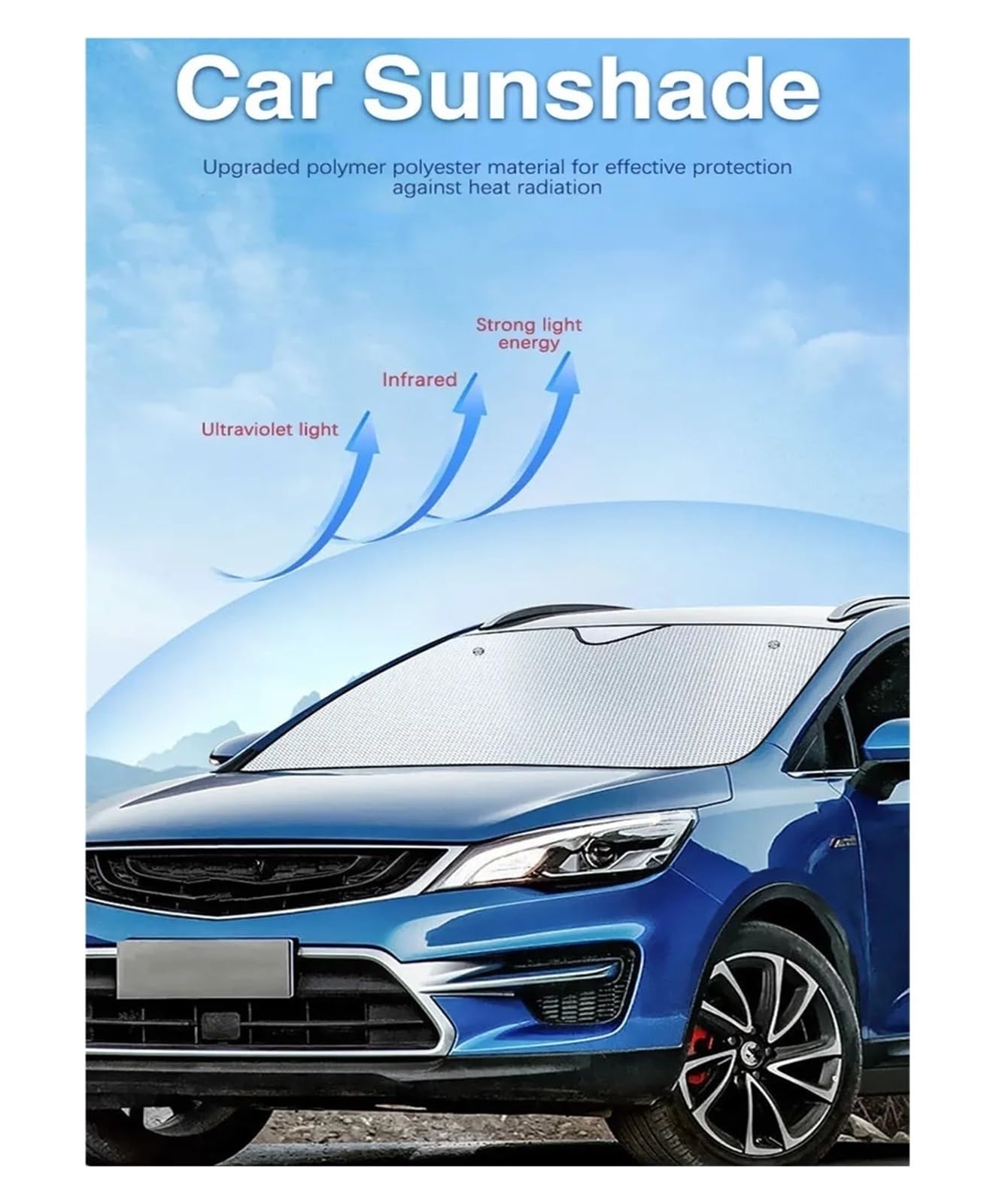 Auto Sonnenschutz Für VW Caddy 2K, Maxi 2003-2019, Volle Fenster, Anti-UV, Auto Fenster Visier, Abdeckungen, Zubehör, Sonnenblende (Maxi All Windows)