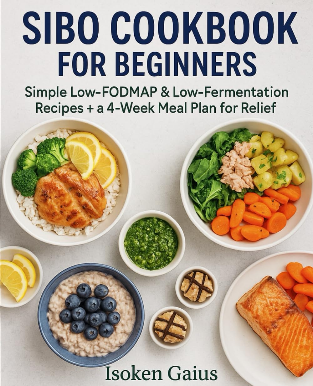 SIBO Cookbook for Beginners: Simple Low-FODMAP & Low-Fermentation Recipes + a 4-Week Meal Plan for Relief