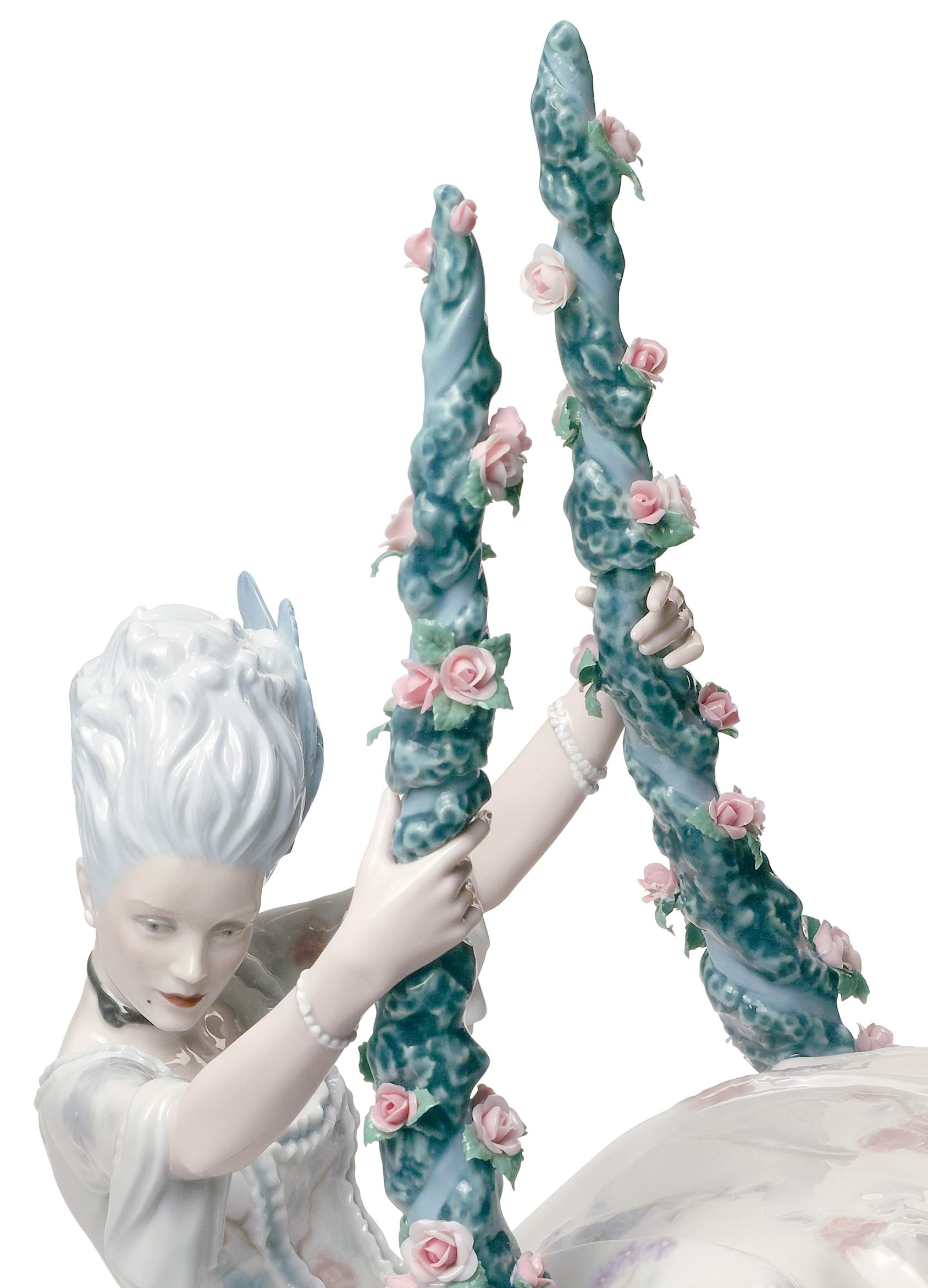 Amazon.com: Lladro Rococo Lady On Swing Figurine : Home & Kitchen