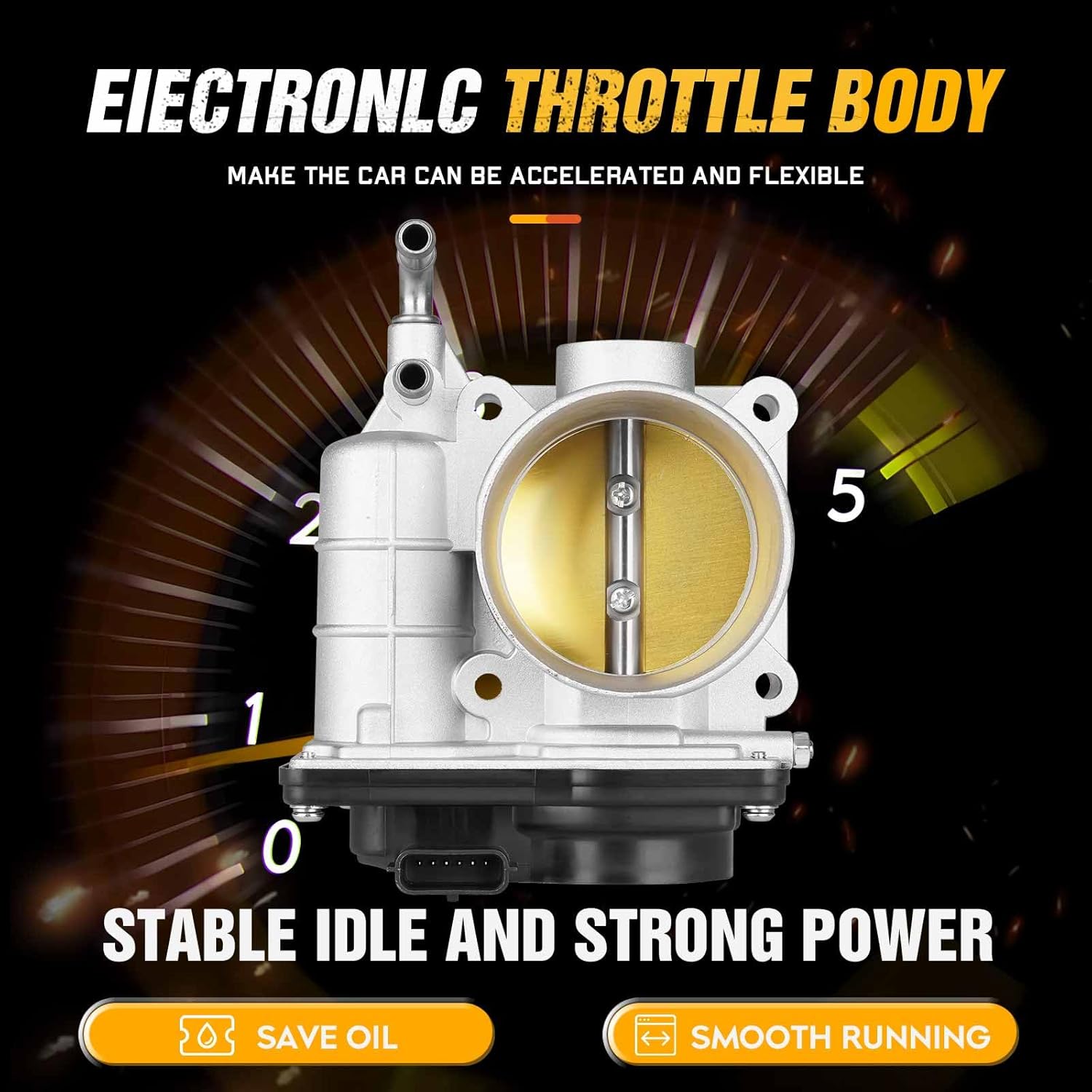 TadaMark Throttle Body Fit For Nissan Sentra 2007-2012 2.5L, Fit For Nissan Altima 2007-2012 2.5L,Fit For Rogue 2008-2013 2.5L TB1043 TBN013
