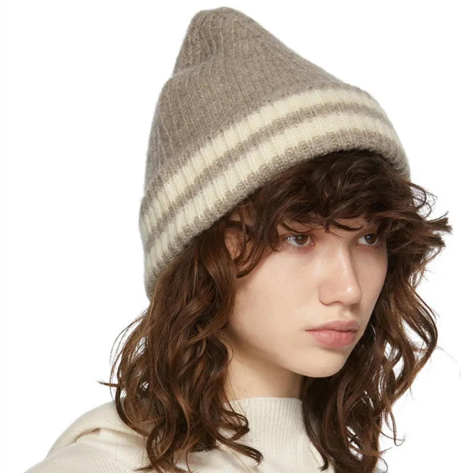 Czapki Czapki Skullies Czapki Beanie Miękkie Proste Paski Akrylowe Dzianinowe Czapki dla Mężczyzn Kobiet Dorosłych Zimowe Ciepłe Czapki Skullies Solidna Elastyczna Kobieca Czapka Dzianinowa