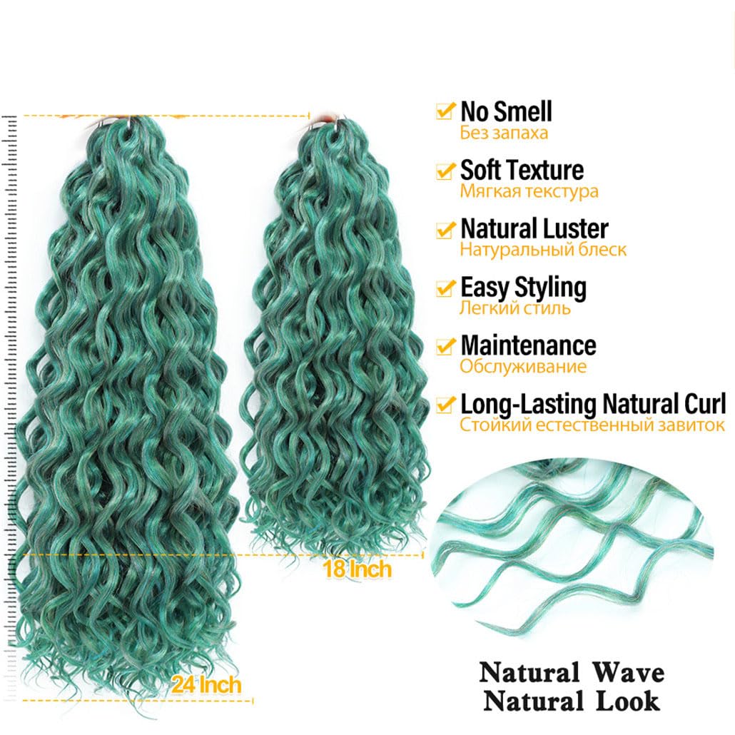 Ocean Wave Flechten Haarverlängerungen Tiefes Gewelltes Twist Häkelhaar Synthetische Afro Lockige Hawaii Ombre Rosa Häkelzöpfe Für Frauen