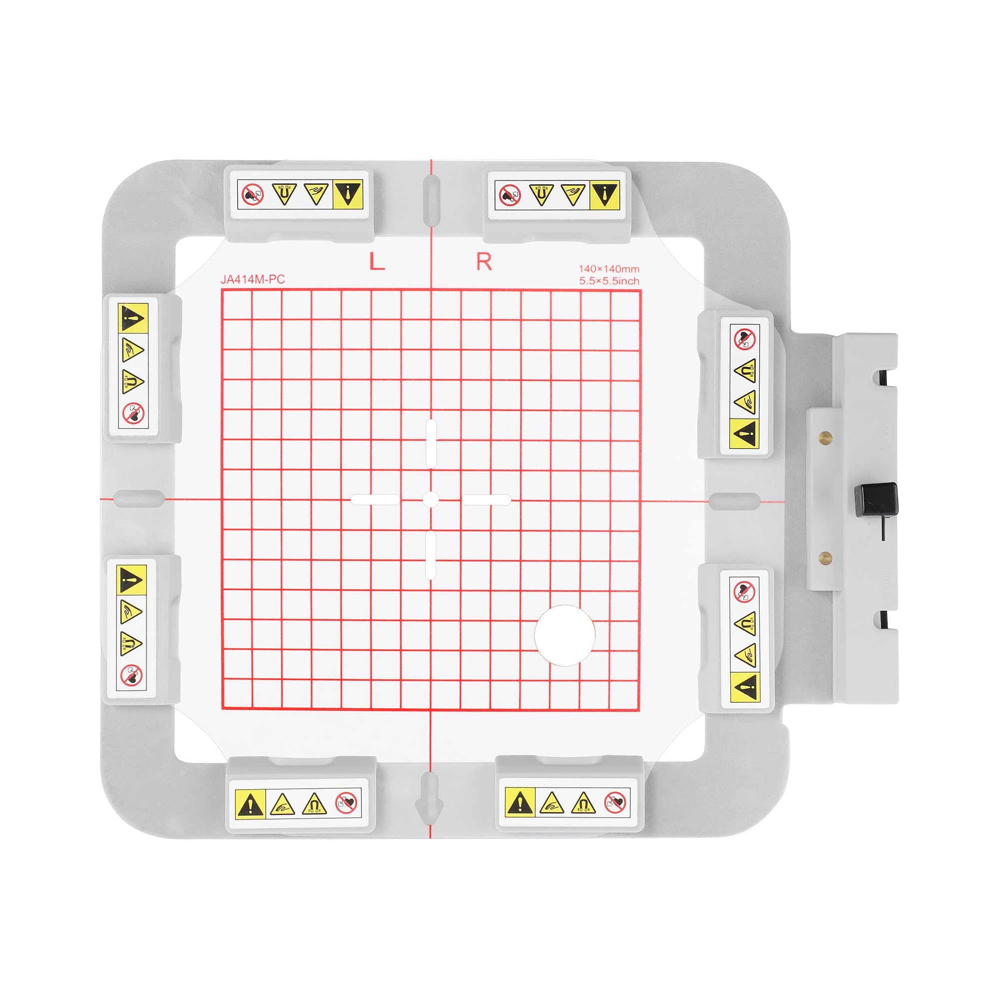 Sew Tech Magnetyczna obręcz do haftowania do maszyny ekspresyjnej Janome Memory Craft MC 500E 550E 400E 450E Elna Expressive Machine (140 x 140 mm)