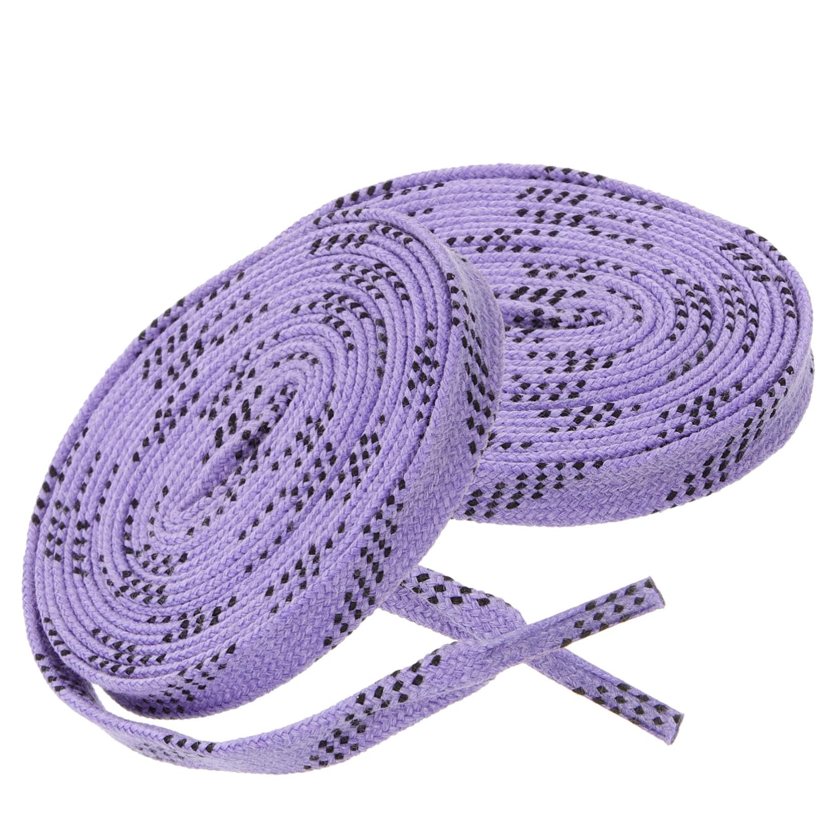 ibasenice Cordones de Cera Cordones de Patines de Hockey encerados Cordones Planos cordón Patinar Reemplazo de Zapatos Corbata de Zapatos Casuales poliéster Púrpura
