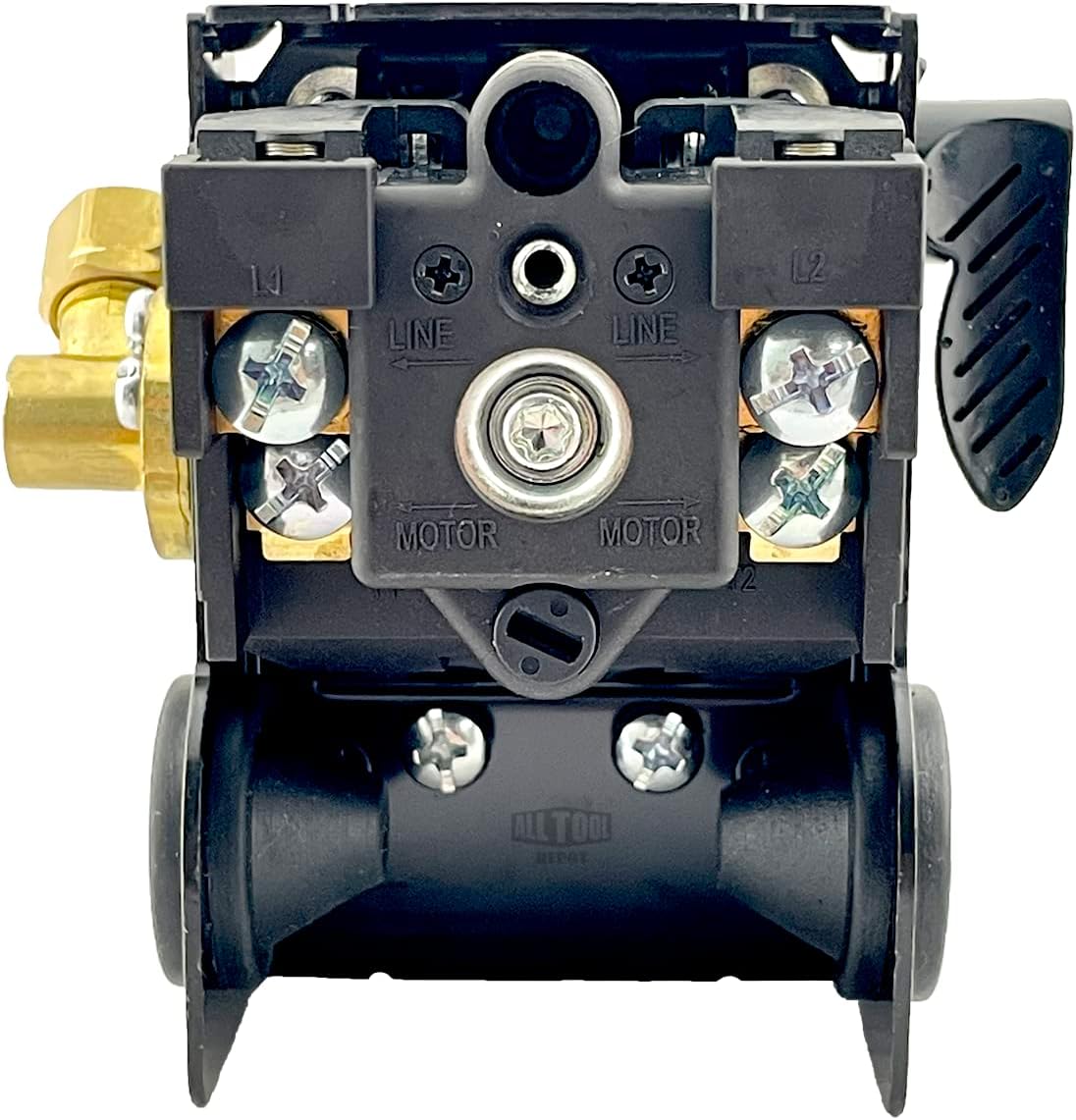 23474661 Pressure Switch for Ingersoll Rand Single Port 100-135 PSI Single Stage Compressor SS3 And SS5, with 1/4" NPT Color Air Tank Gauge and 150 PSI Safety Valve