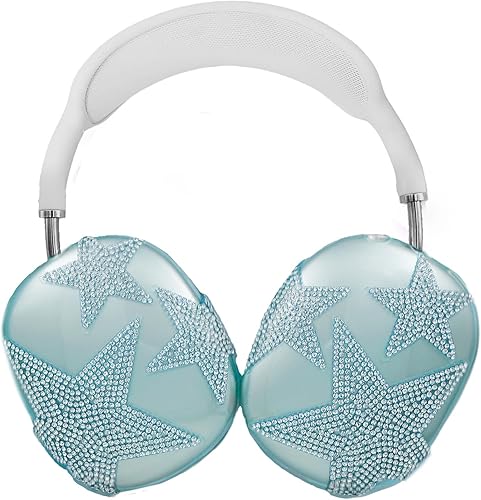 Miniatura 8 de MORWLAT Funda para AirPods Max, Fundas TPU suaves transparentes con diseño de araña para hombres y mujeres, funda protectora para Apple AirPods Max