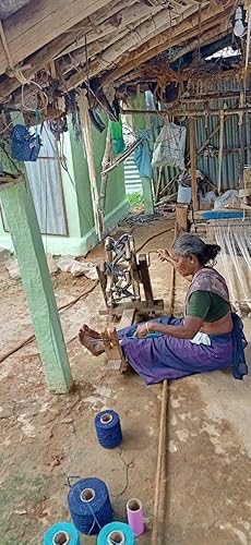 Miniatura 6 de Live Well 360 Tapete de yoga hecho a mano de algodón orgánico natural, tapete de yoga  Alfombra de yoga  Alfombra de ejercicio, entrenamiento y