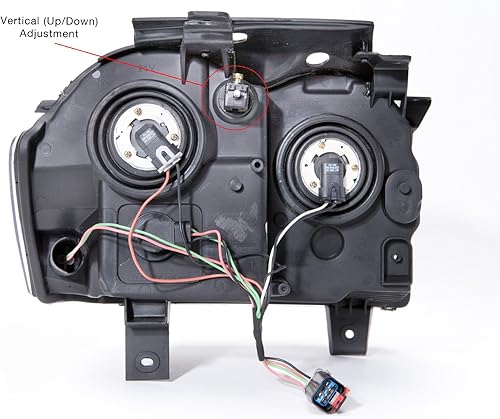 Miniatura 2 de HEADLIGHTSDEPOT Faros halógenos con carcasa cromada compatibles con Jeep Grand Cherokee 2005-2007, incluye faros delanteros izquierdo del lado del