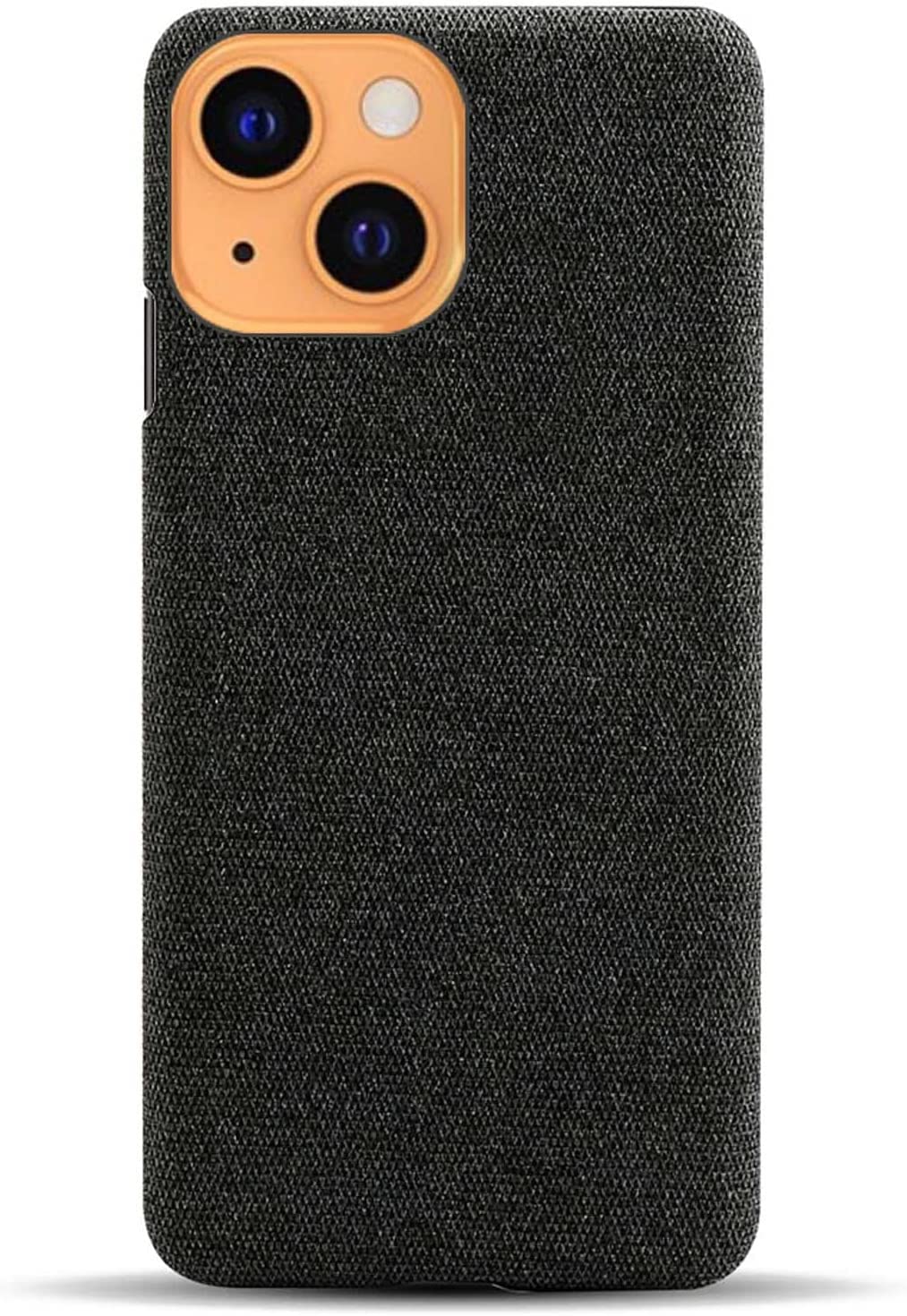 Coque polycarbonate iPhone 13 mini givré noir finition haut de gamme ajustée