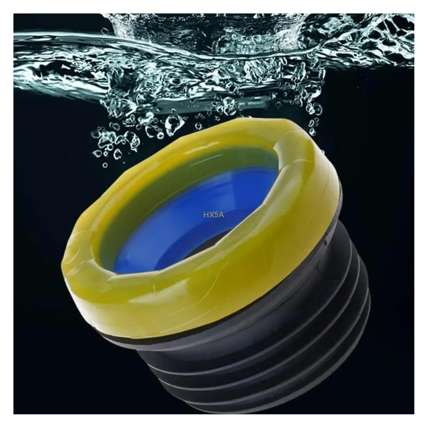 Wax Ring for Toilet 2pcs Thicken Toilet Bowl Gasket Flange Rings Floor Outlet Drain Pipe for Isolating Odor Leakproof Enduring