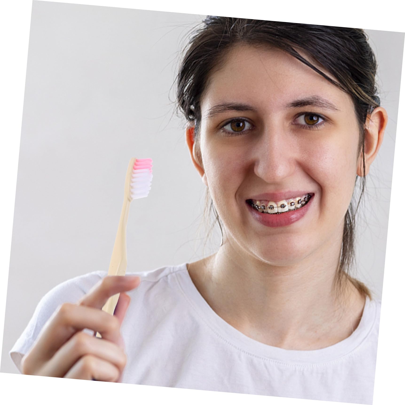 POPETPOP 100 Pezzi Spazzolini da Denti Usa e Getta con Dentifricio Confezionati Singolarmente Spazzolino Manuale da Viaggio Compatto Set Monouso Portatile per Igiene Orale in Campeggio
