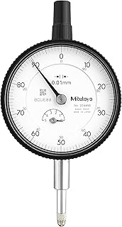 Mitutoyo 2044AB Dial Indicator DG 0.01 Grad, 0-5mm Range