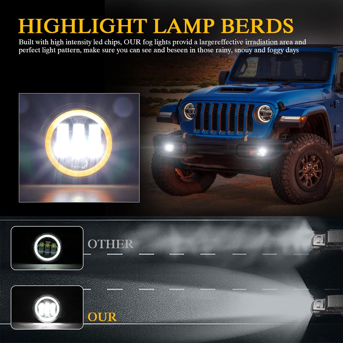 Amazon.com: UCYAR Fog Light Assembly for Off-road Compatible for Dodge  Charger 2011 2012 2013 Fog Light, Front Bumper Replacements, Round Offroad  LED Light Fog Light/DRL, 6000K Bright White, 2-Pack : Automotive