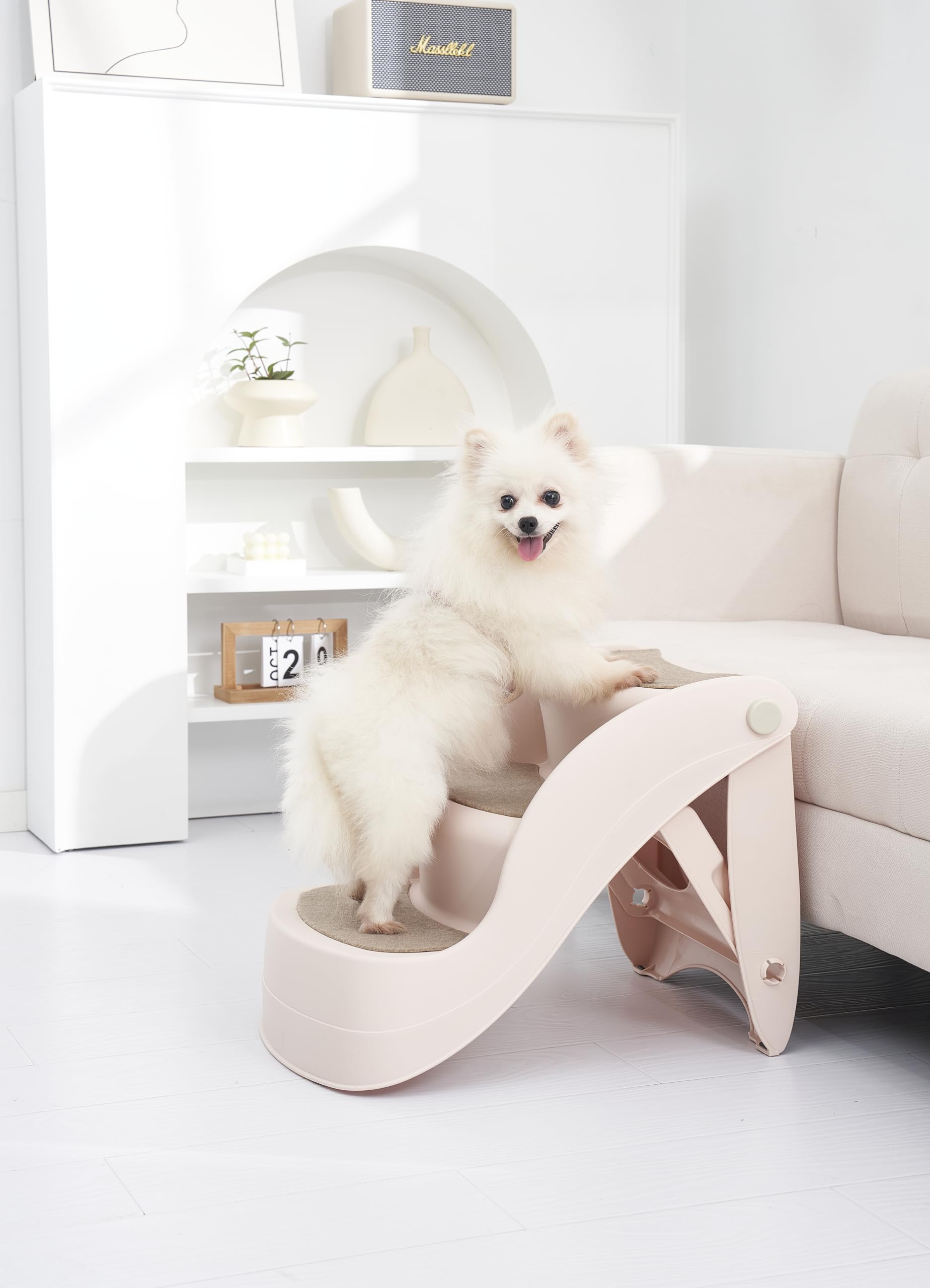 Lanco - Scale per animali domestici. 3 passaggi. Cani e gatti. Materiale Resistente e Antiscivolo. Misure: 50x38x38