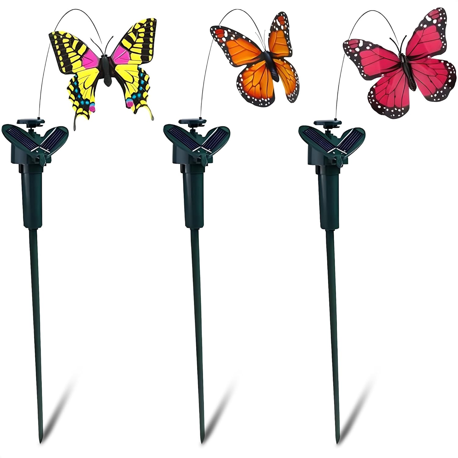 Butterfly Garden Stakes Decorative 3 Pack Butterfly