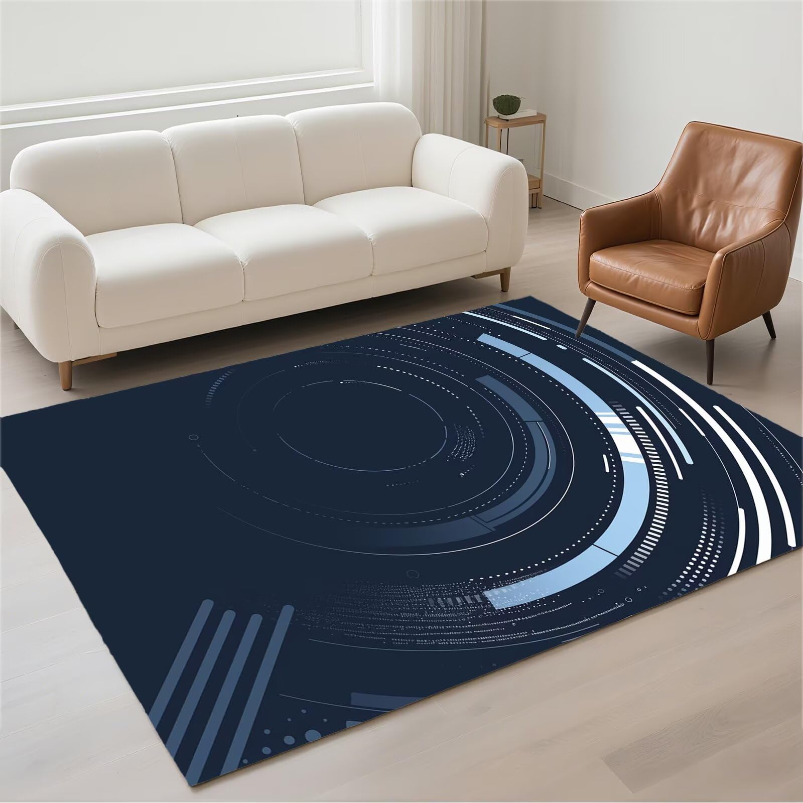 Tapis imperméable et lavable pour cuisine et couloir gris 70x140