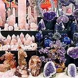 1-3LB Natural Crystal Mystery Box – A Unique Gift of Gemstone and Healing Crystals for Spiritual Wellness and Positive Vibes (1, Pounds)