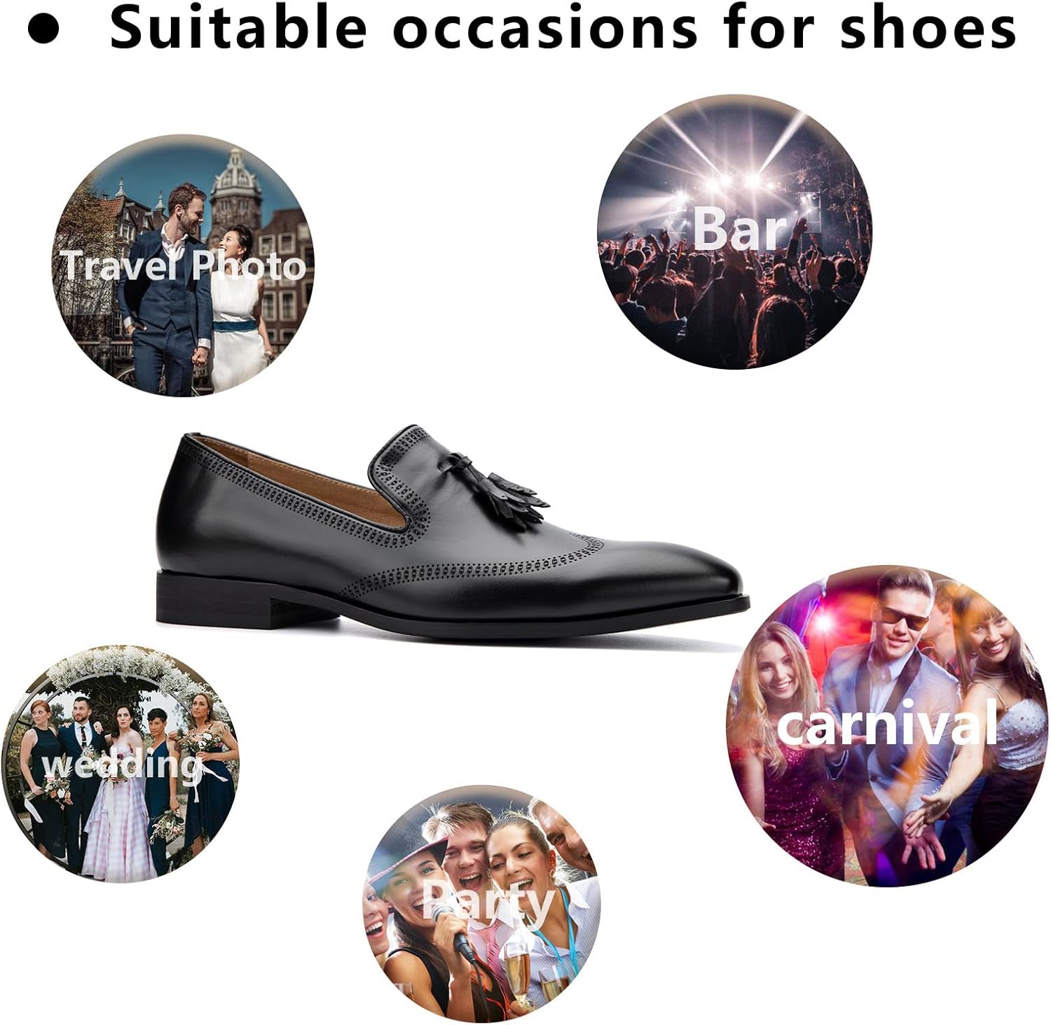 MEIJIANA Men's Loafers Mens Classic Loafers Dress Shoes Loafers for Men Fashion Luxury Shoes - Image 5