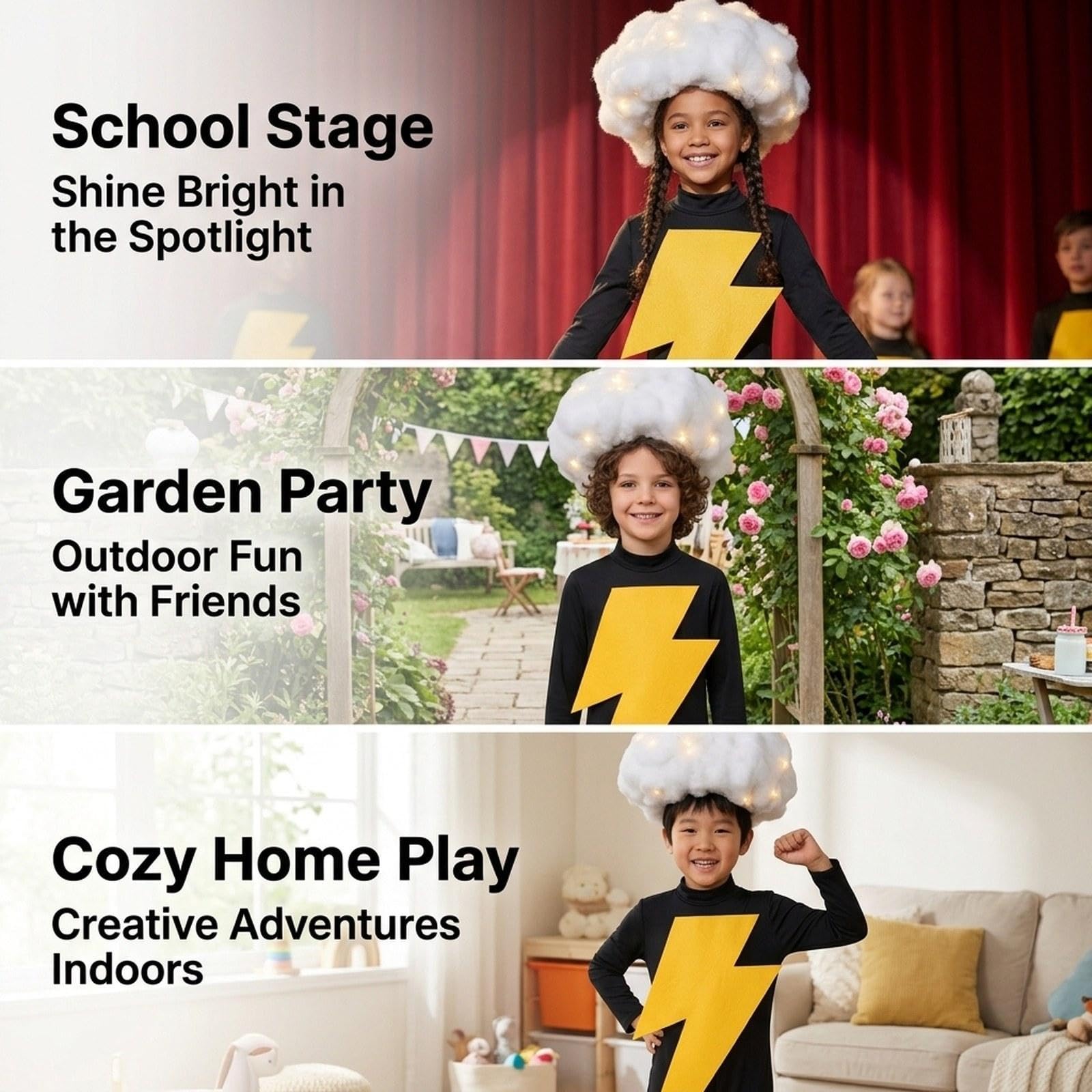 Kinderkostüme für Mädchen Und Jungen, Halloween Kostüme für Karneval Und Geburtstage, M