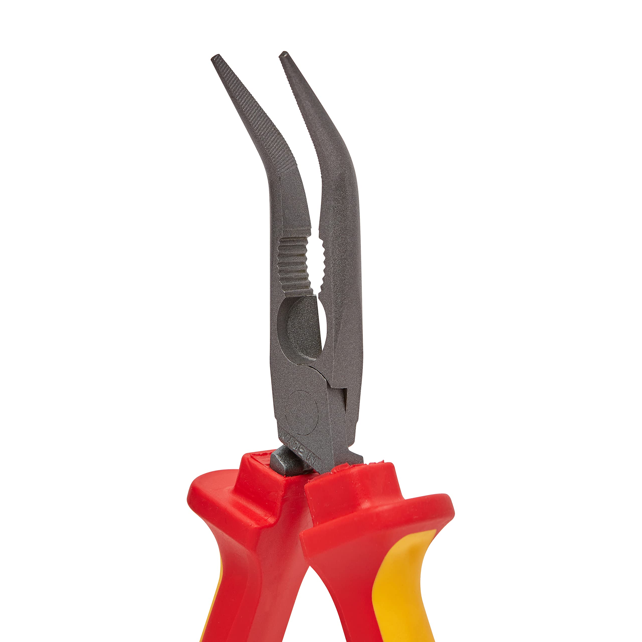 C.K 431015 Redline Pince à bec demi-rondes coudée à 45° 1000 V 200 mm Rouge