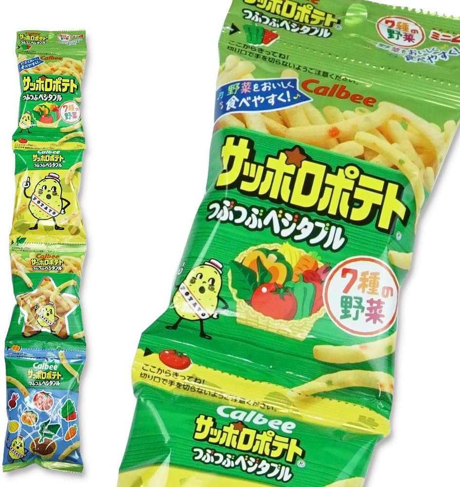 Calbee Sapporo potato vegetable mini 4 36g ~ 10 pieces