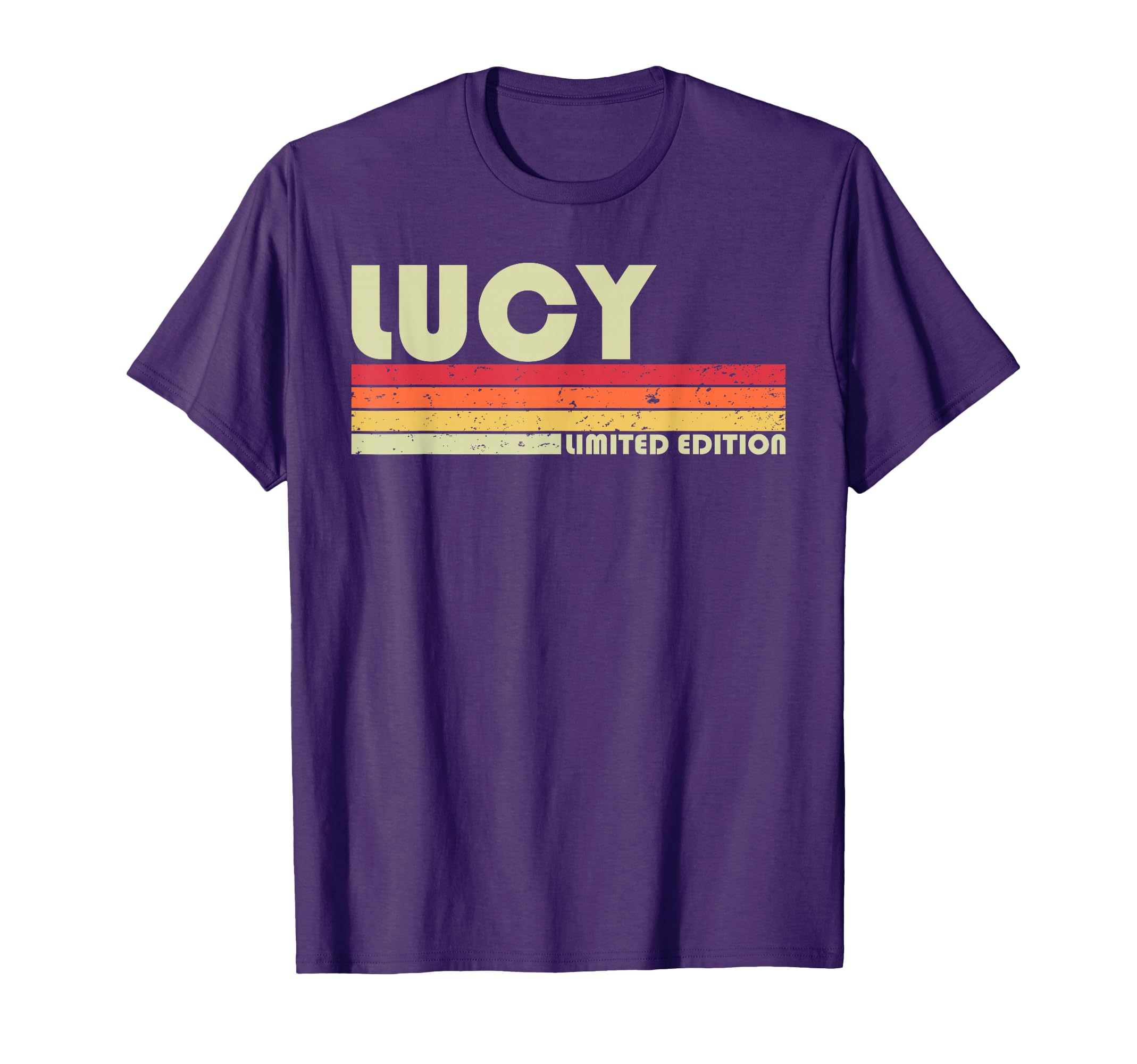 LUCY Gift Name Personalized Retro Vintage 80s 90s Birthday T-Shirt