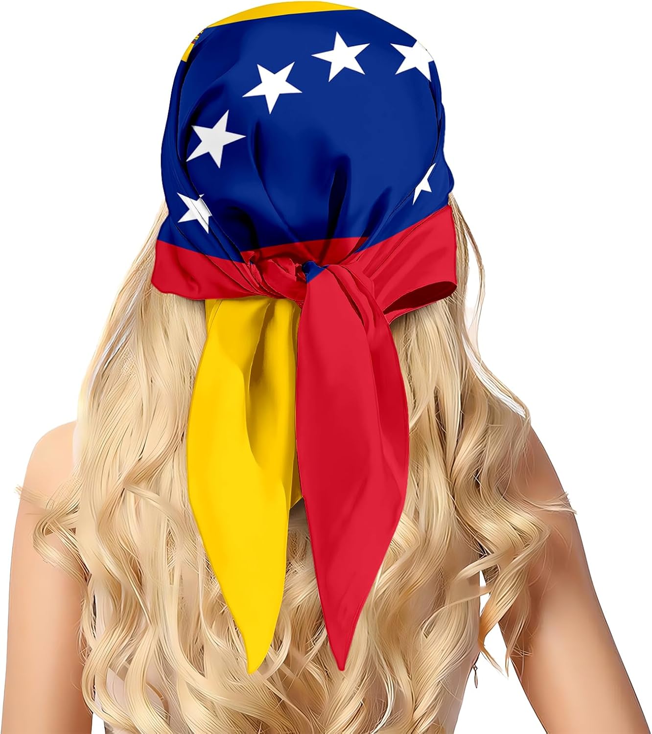 Fashion Head Scarf for Women Silk Scarf Large Square Sleeping Wrap Satin Neck Bandana for Gift 27.5 x 27.5 inches